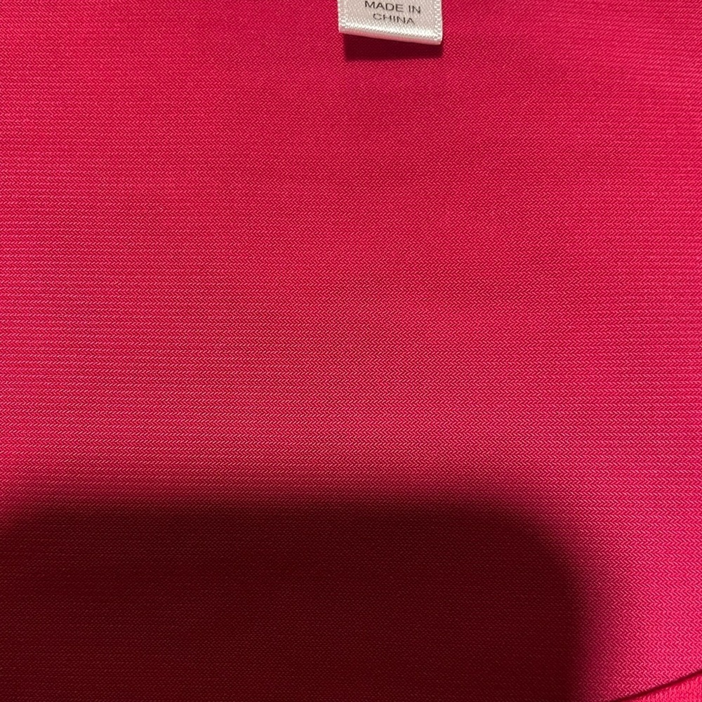 Calvin Klein pink  and Black Striped 3/4 Sleeve Top - Picture 4 of 5